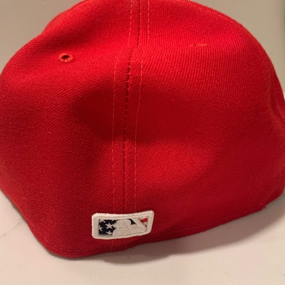 New Era New York Yankees Red Stars & Stripes 59Fifty Fitted Cap 7 1/2 Rd/Wh/Bl - Picture 3 of 6